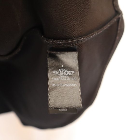 Bisou Bisou Peplum Jet Black L - Picture 3 of 4